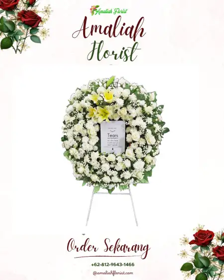 Krans Bunga Duka Sarudik